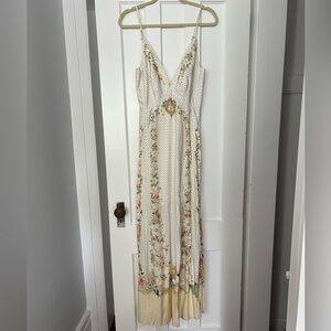 Farm Rio White Maxi Dress